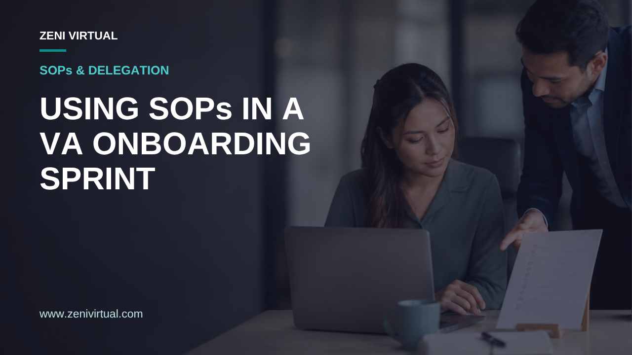 Using SOPs in a VA Onboarding Sprint